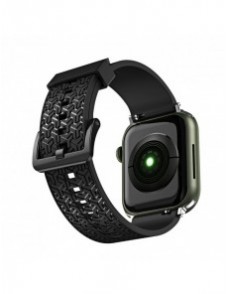 Klockarmband Y-armband för Apple Watch 7 / SE (45/44 / 42mm) klockarmband svart