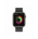Klockarmband Y-armband för Apple Watch 7 / SE (45/44 / 42mm) klockarmband svart