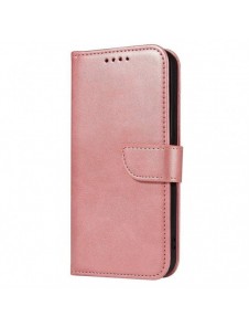 Magnetfodral elegant fodralfodral med flik och stativfunktion för Samsung Galaxy A33 5G rosa