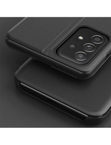 Eco Leather View Case elegant fodral med flip-fodral och stativfunktion för Samsung Galaxy A53 5G svart