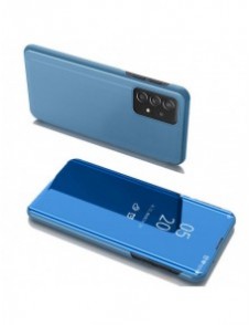 Clear View Case Flip Cover för Samsung Galaxy A53 5G blå