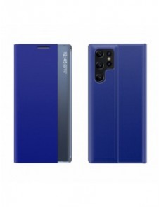 Nytt Sleep Case-fodral med flipfunktion för stativet till Samsung Galaxy S22 Ultra blue