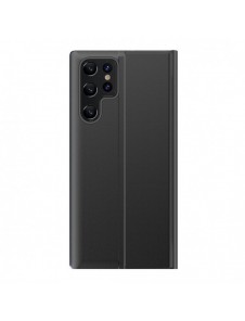 Nytt Sleep Case-fodral med stativfunktion för Samsung Galaxy S22 Ultra svart