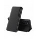 Eco Leather View Case elegant fodral med flip-fodral och stativfunktion för Samsung Galaxy S22 Ultra black