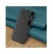 Eco Leather View Case elegant fodral med flip-fodral och stativfunktion för Samsung Galaxy S22 + (S22 Plus) svart