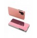 Clear View Case flip-fodral till Samsung Galaxy S22 Ultra pink