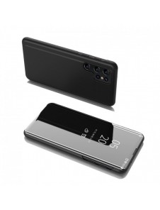 Clear View Case flip-fodral till Samsung Galaxy S22 Ultra svart
