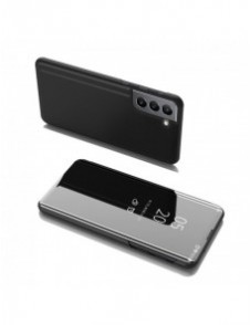 Clear View Case flip-fodral för Samsung Galaxy S22 + (S22 Plus) svart