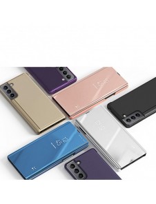Clear View Case flip-fodral till Samsung Galaxy S22 blå