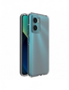 Spring Case cover gel TPU cover med färgad ram för Xiaomi Redmi 10 svart