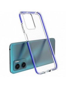 Spring Case cover gel TPU cover med färgad ram för Xiaomi Redmi 10 ljusrosa