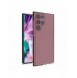 Spring Case cover gelfodral med färgad ram för Samsung Galaxy S22 Ultra svart