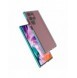 Spring Case cover gel cover med färgad ram för Samsung Galaxy S22 Ultra ljusrosa