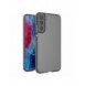 Spring Case cover gelfodral med färgad ram för Samsung Galaxy S22+ (S22 Plus) svart
