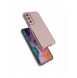 Spring Case cover gel cover med färgad ram för Samsung Galaxy S22 mörkblå