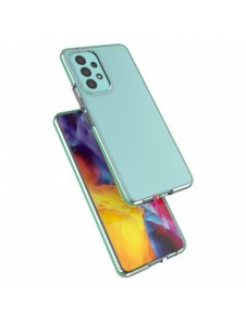 Spring Case cover gel TPU skal med färgad ram för Samsung Galaxy A73 ljusrosa