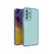 Spring Case cover gelé med en färgad ram för Samsung Galaxy A73 mörkblå