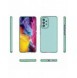 Spring Case cover gelé med en färgad ram för Samsung Galaxy A73 mörkblå
