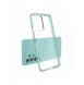 Spring Case Cover Gel TPU Cover med färgglad ram för Samsung Galaxy A53 5G svart