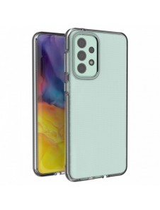 Spring Case cover gel cover med färgad ram för Samsung Galaxy A33 5G svart