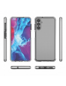 Spring Case Cover Gel Cover med färgram för Samsung Galaxy A13 5G ljusrosa