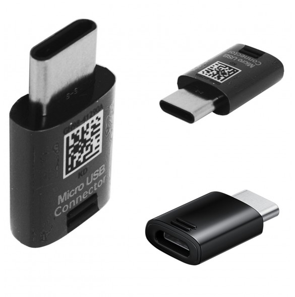 Samsung EE-GN930 Type-C/microUSB Adapter - Svart