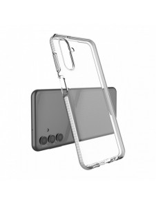 Spring Case Cover Gel Cover med färgram för Samsung Galaxy A13 5G Mörkblå