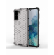 Honeycomb fodral pansrat skal med en gelram för Samsung Galaxy S22 + (S22 Plus) transparent