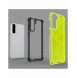 Honeycomb fodral pansrat skal med en gelram för Samsung Galaxy S22 + (S22 Plus) transparent