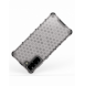 Honeycomb fodral pansrat skal med en gelram för Samsung Galaxy S22 + (S22 Plus) transparent