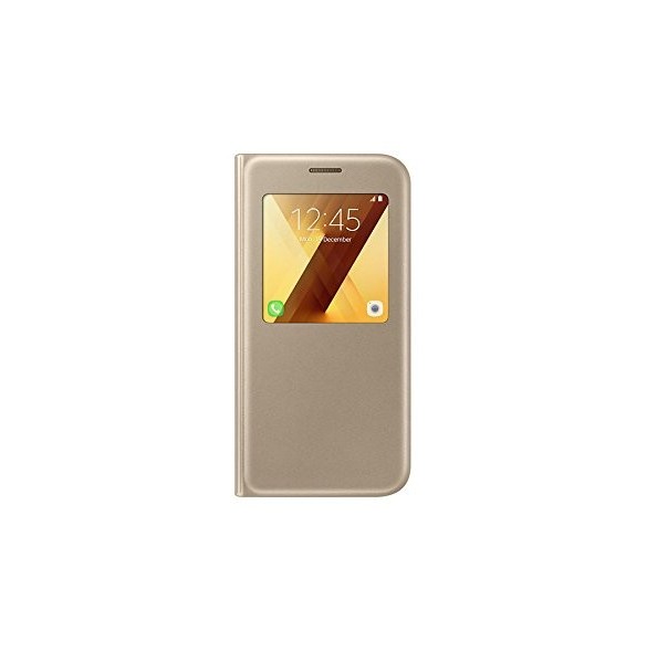 Samsung EF-CA520PFE S-View Case Vikbart Fodral Till Samsung A5 2017 - Guld