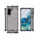 Honeycomb fodral pansrat skal med en gelram för Samsung Galaxy S22 transparent