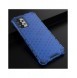 Honeycomb-fodral bepansrat skal med en gelram för Samsung Galaxy A03s (166.5) blå