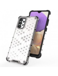 Honeycomb-fodral bepansrat skal med en gelram för Samsung Galaxy A13 5G blå