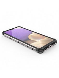Honeycomb-fodral bepansrat skal med en gelram för Samsung Galaxy A13 5G blå