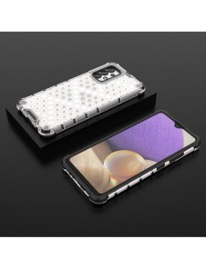 Honeycomb fodral pansarfodral med en gelram för Samsung Galaxy A13 5G transparent
