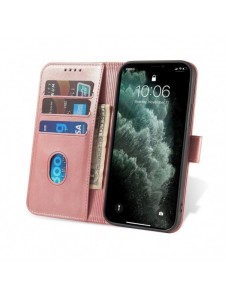Magnetfodral elegant fodral med flik och stativfunktion för Samsung Galaxy A03s (166.5) rosa