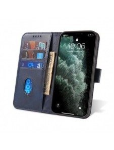 Magnetfodral elegant fodral med flik och stativfunktion för Samsung Galaxy A73 blå
