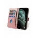 Magnetfodral elegant fodral med flik och stativfunktion för Samsung Galaxy A73 rosa