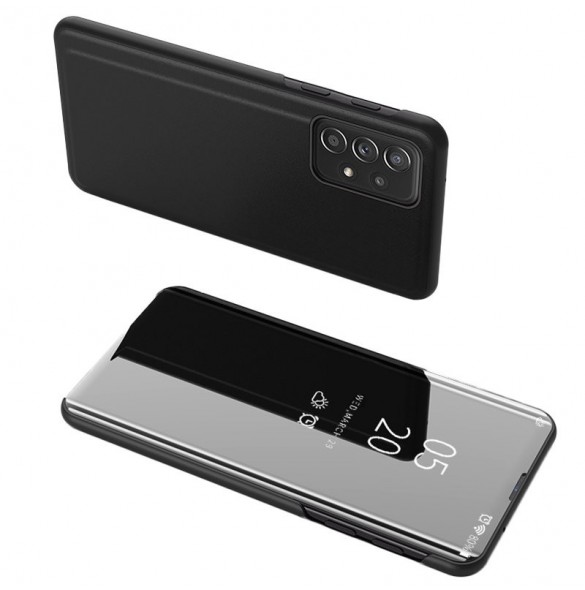 Clear View Case flip-fodral till Samsung Galaxy A73 svart