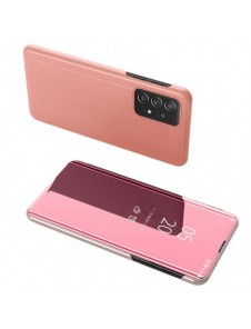Clear View Case Flip Cover för Samsung Galaxy A33 5G rosa