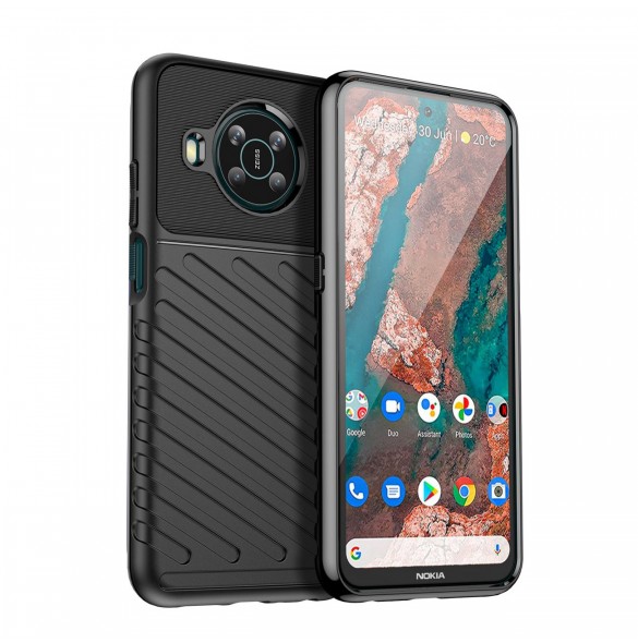 Thunder Case flexibelt pansarskal till Nokia X100 svart