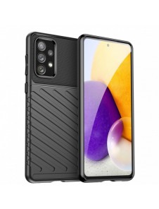 Thunder Case flexibelt pansarskal till Samsung Galaxy A73 svart