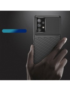 Thunder Case flexibelt pansarskal till Samsung Galaxy A73 svart