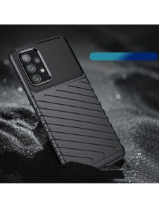 Thunder Case flexibelt pansarskal till Samsung Galaxy A73 svart