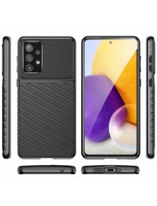 Thunder Case flexibelt pansarskal till Samsung Galaxy A73 svart