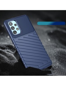 Thunder Case flexibelt pansarskal för Samsung Galaxy A73 blå