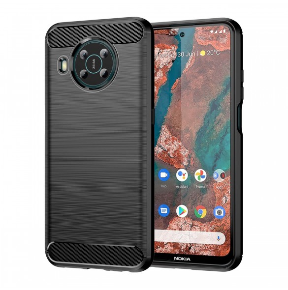 Carbon Case Flexibelt skal till Nokia X100 svart