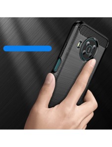 Carbon Case Flexibelt skal till Nokia X100 svart