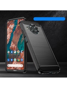 Carbon Case Flexibelt skal till Nokia X100 svart